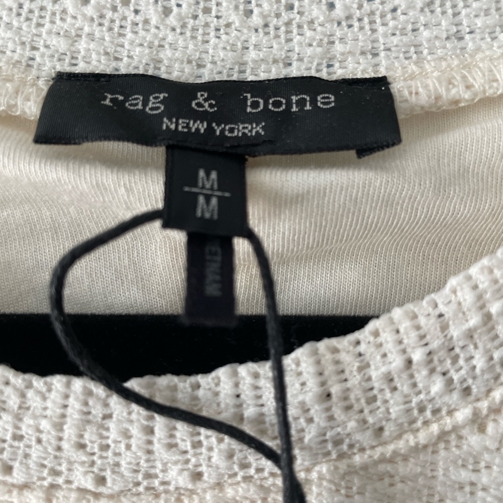 Rag & Bone Julia  Cream Sleeveless Knit Maxi Dress - Picture 6 of 7